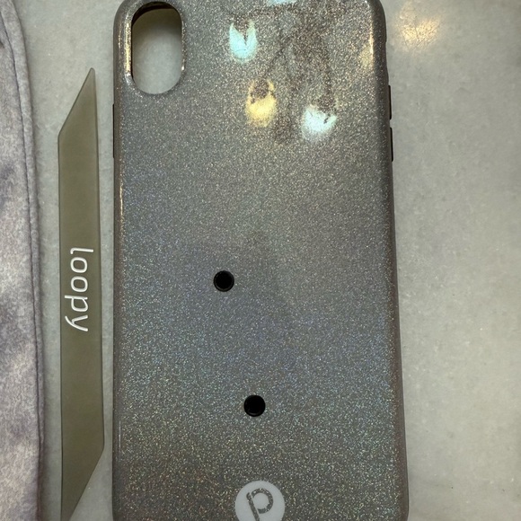 Loopy Original - iPhone Xs Max -
Sparkle Silver - Picture 2 of 7